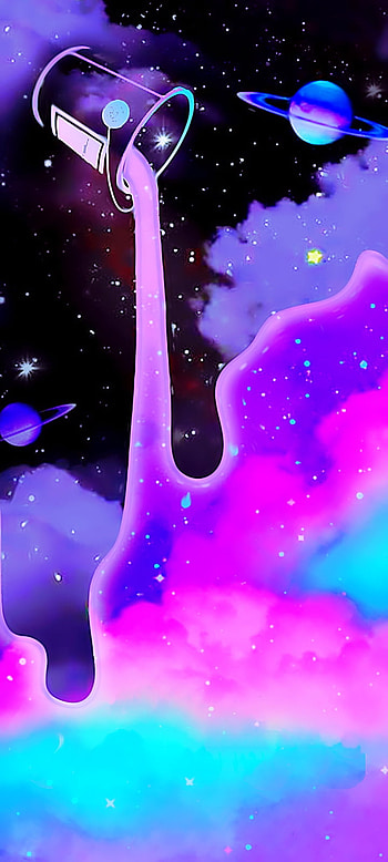 Paint Spill, pastel HD phone wallpaper