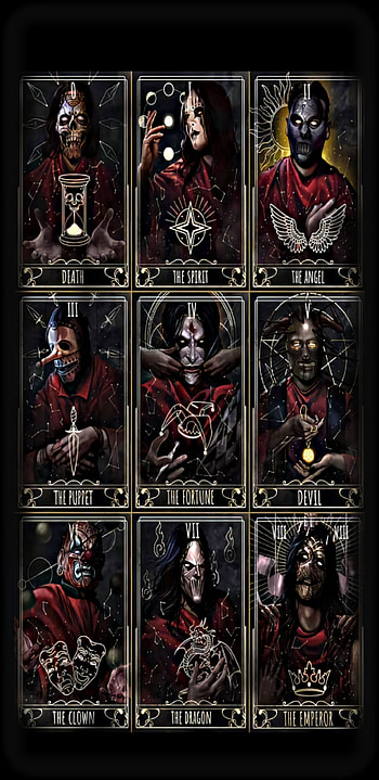 Slipknot, red, art HD phone wallpaper