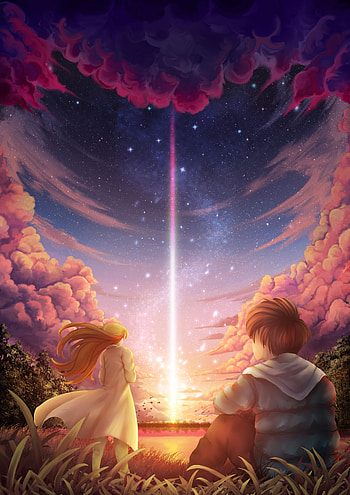 Makoto Shinkai Anime, Artstation, Style Practice HD phone wallpaper