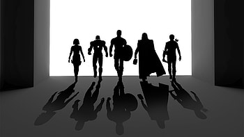Avengers Endgame Minimal, thor, superheroes, artwork, avengers-endgame, behance, avengers HD wallpaper
