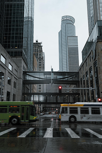 Cities, Auto, Architecture, City, Skyscraper, Road HD phone wallpaper
