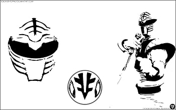 White Mighty Morphin Power Ranger by DesignsByTopher White Mighty Morphin Power Ranger by DesignsByTopher HD wallpaper