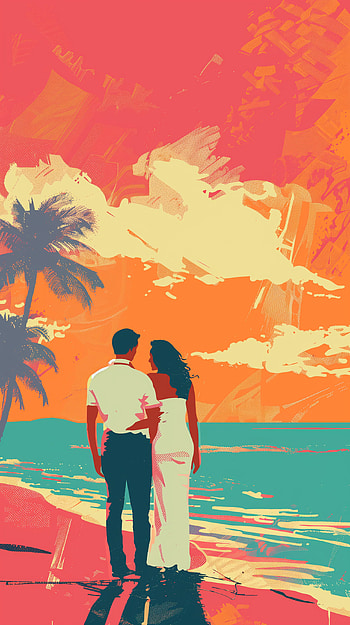 Romantic Getaway For , couple, love, romance, honeymoon, beach HD phone wallpaper