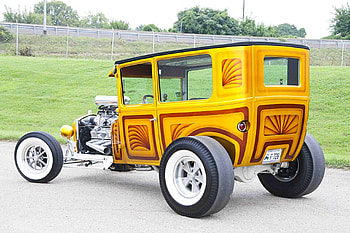 1927 Ford Sedan, 1929, Hotrod, Classic, Chome Motor HD wallpaper