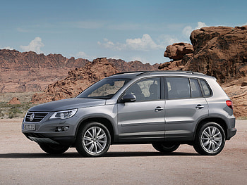 VW Tiguan, silver, tiguan, crossover, vw HD wallpaper