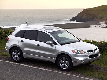 Auto, Nature, Water, Grass, Acura, Cars, Asphalt, Side View, Style, Akura, Silver Metallic, Rdx HD wallpaper