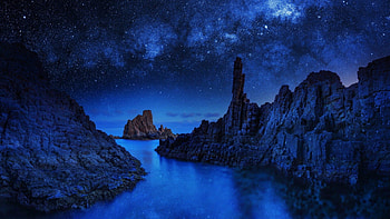 Ocean blue Sea beautiful night () Need HD wallpaper