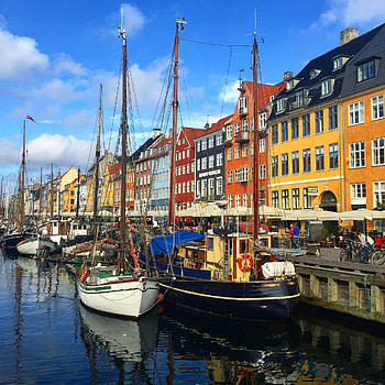 Nyhavn, Christiania visit, Copenhagen, Denmark walk HD phone wallpaper