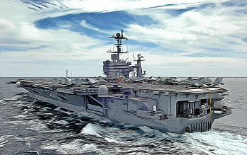 USS DJohn C Stennis, , vector art, CVN-74, aircraft carriers, United States Navy, US army, abstract ships, battleship, US Navy, Nimitz-class, USS DJohn C Stennis CVN-74 HD wallpaper