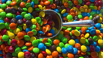 M&M's, Iconic candy, Playful characters, Fun-filled snacking HD wallpaper
