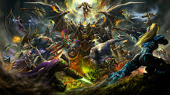 Heroes of the Storm, warriors, video game HD wallpaper