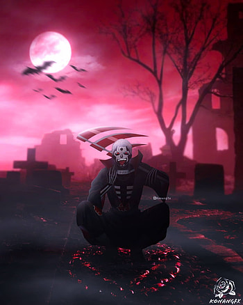 Hidan, grave, hidan akatsuki, naruto, red, spooky, halloween, moon, naruto halloween, akatsuki, dark, anime halloween, anime HD phone wallpaper