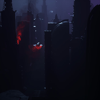Fantasy, Art, City, Coloured Smoke, Colored Smoke, Future HD phone wallpaper