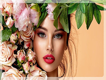 ღ, Fashion, Flowers, Lady, Style, Makeup HD wallpaper
