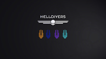 Helldivers Game Logo, video game, Helldivers HD wallpaper
