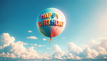Happy Birtay Balloon for Background, birtay, Happy Birtay, birtay balloon, balloon, celebration HD wallpaper