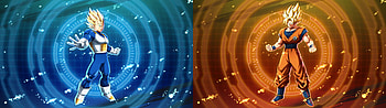 Dual Monitor, Vegeta and Goku Dual Screen HD wallpaper