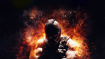 Dark Knight Rises, Bane, Fire HD wallpaper