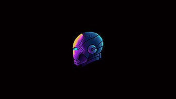 Iron Man Mask Minimalism , iron-man, superheroes, artwork, artist, minimalism, behance HD wallpaper
