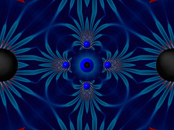 The Black Moving Ball, eye candy, fractal, abstract HD wallpaper