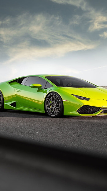 Lamborghini, Green Car HD phone wallpaper