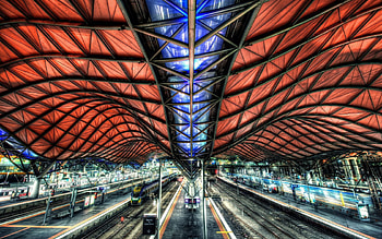Cities, Platform, Path, Design, Construction, r, Roof, Station, Way, Railway Station HD wallpaper