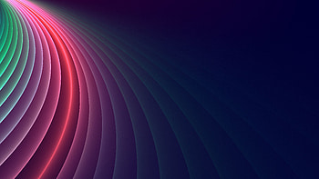 Abstract, Multicolored, Motley, Lines, Smooth, Glow, Gradient, Fluent HD wallpaper