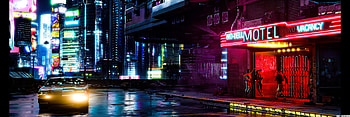 Cyberpunk 2077 Dual Monitor HD wallpaper