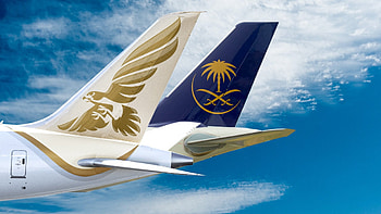 Saudi Arabian Airlines, Gulf Air, Codeshare, Aviation HD wallpaper