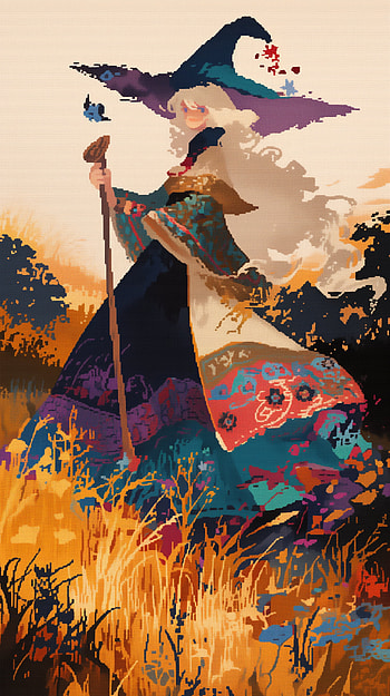 Enchanting Wizard Sunset, wizard HD phone wallpaper