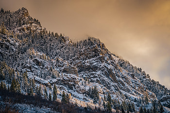 Nature, Snow, Mountain, Vertex, Top, Relief HD wallpaper