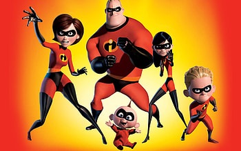 The Incredibles, , Background , Pixar HD wallpaper
