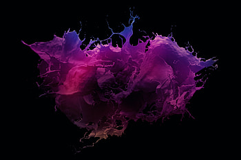 Abstract, Drops, Spray, Paint, Liquid, Gradient HD wallpaper