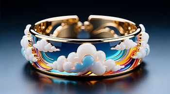 Celestial Cloud Bracelet — Ultra, bracelet, jewelry, cloud HD wallpaper
