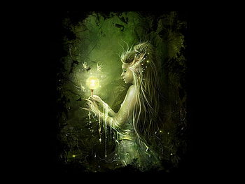 Faerie Light, faerie, abstract, cg, 3d, fantasy HD wallpaper