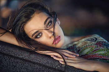 Green Eyes Girl , green-eyes, girls, model, closeup HD wallpaper