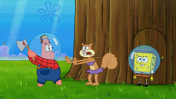 Sandy from, SpongeBob SquarePants, Posted by Ethan Thompson, Cartoon channel HD wallpaper
