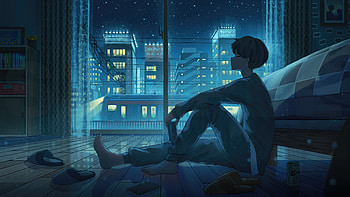 Alone Nights Illuminated, alone, artist, artwork, digital-art HD wallpaper