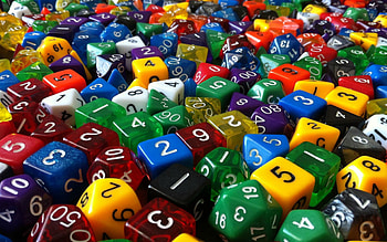Polyhedral Dice HD wallpaper