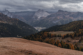 Landscape, Nature, Mountains, Forest, Mountain Range, Slopes HD wallpaper