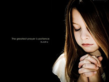 prayer is patience, cg, abstract HD wallpaper