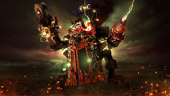 Big Kustom Beauty Da Morkanaut Warhammer 40000 dawn of war III, warhammer-40000-dawn-of-war-iii, games, pc-games HD wallpaper