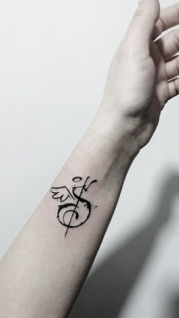 S Name Ka, Tattoo, Hand HD phone wallpaper
