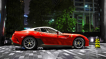 Ferrari 599, ferrari, cars, red HD wallpaper