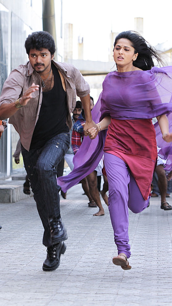 Vettaikaran, vijay, anushka shetty HD phone wallpaper