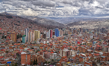 Bolivia, La Paz City, Cityscape HD wallpaper