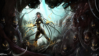 Kerrigan, StarCraft, Power Blizzard HD wallpaper