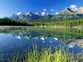 Landscape, Rivers, Mountains HD wallpaper