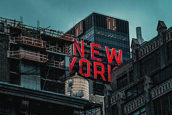 New York Logo Glowing , new-york, world, graphy HD wallpaper