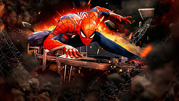 Spiderman Ps4 Game Artwork, spiderman-ps4, games, artwork, art, 2018-games, ps-games, superheroes HD wallpaper